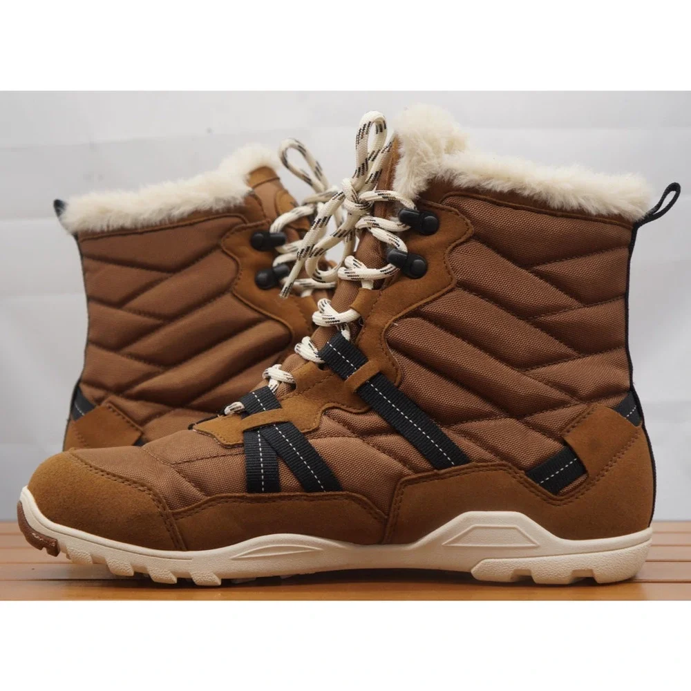 Xero Shoes Alpine Women's Waterproof Snow Boot Brown Faux Fur Lined Sz 10.5US - Picture 6 of 10